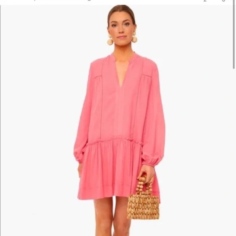 Pomander Place Dress Extra Small Pink Ophelia Coverup Flowy Beach Boho Feminine